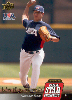 2009 Upper Deck Signature Stars USA Star Prospects #USA40 Asher Wojciechowski