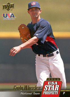 2009 Upper Deck Signature Stars USA Star Prospects #USA38 Cody Wheeler