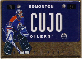 1996-97 Leaf Preferred Vanity Plates Gold #13 Curtis Joseph