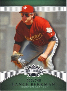 2010 Topps Triple Threads Emerald #96 Lance Berkman