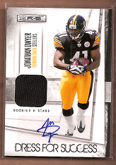 2010 Rookies and Stars Dress for Success Jerseys Autographs #31 Jonathan Dwyer/100