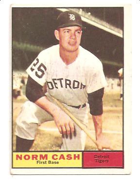 1961 Topps #95 Norm Cash