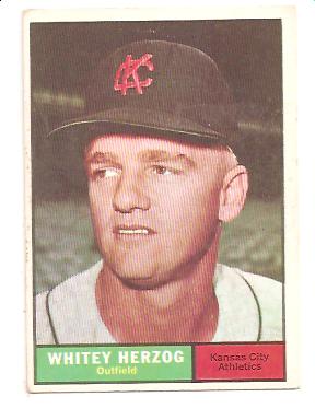 1961 Topps #106 Whitey Herzog
