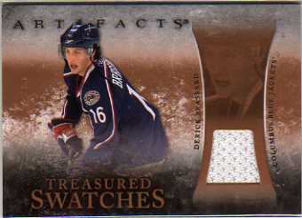 2010-11 Artifacts Treasured Swatches Retail #TSRDB Derick Brassard