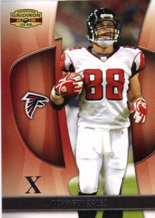 2009 Donruss Gridiron Gear Silver X's #92 Tony Gonzalez
