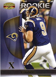 2009 Donruss Gridiron Gear Gold X's #164 Keith Null