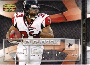 2009 Donruss Gridiron Gear Playbook Gold #9 Michael Turner
