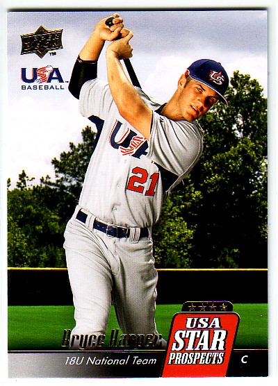 2009 Upper Deck Signature Stars USA Star Prospects #USA8 Bryce Harper
