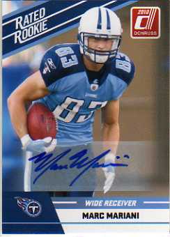 2010 Donruss Rated Rookies Autographs #65 Marc Mariani
