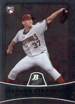 2010 Bowman Platinum #1 Stephen Strasburg RC