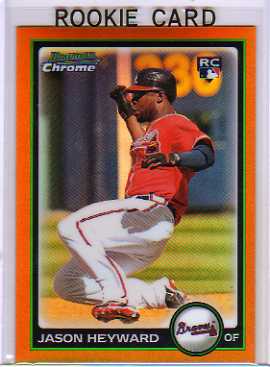 2010 Bowman Chrome Orange Refractors #190 Jason Heyward