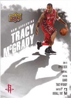 2009-10 Upper Deck Now Appearing #NA15 Tracy McGrady