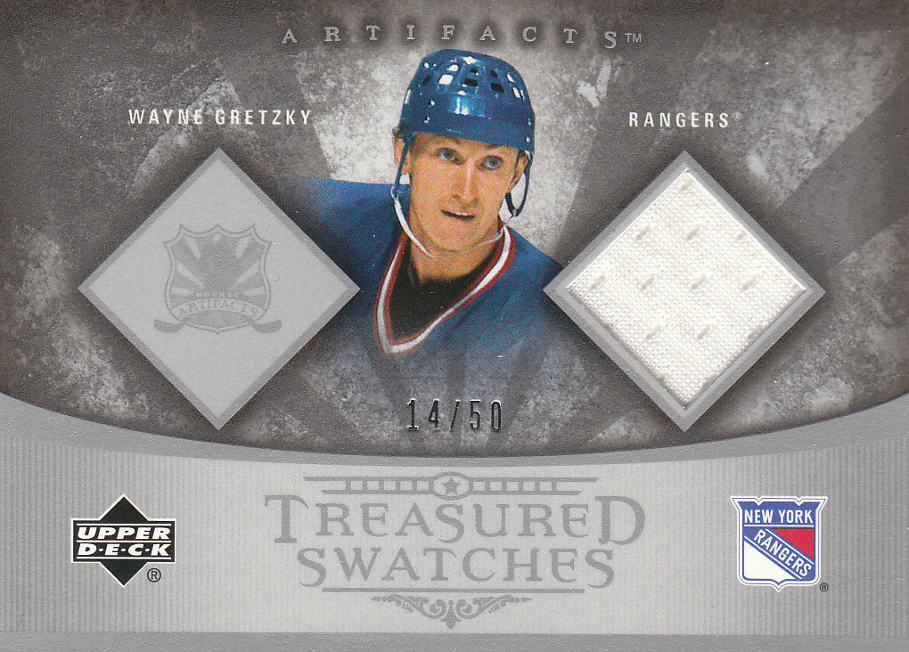 2005-06 Artifacts Treasured Swatches Copper #TSWG Wayne Gretzky