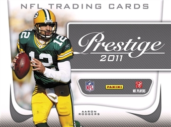 2011 Panini Playoff Prestige Football Factory Sealed Hobby Box - 4 Autograph Or Memorabilia Cards & 24 Rookies Per Box - Possible Cam Newton AJ Green + A Pack Of Card Sleeves - In Stock  