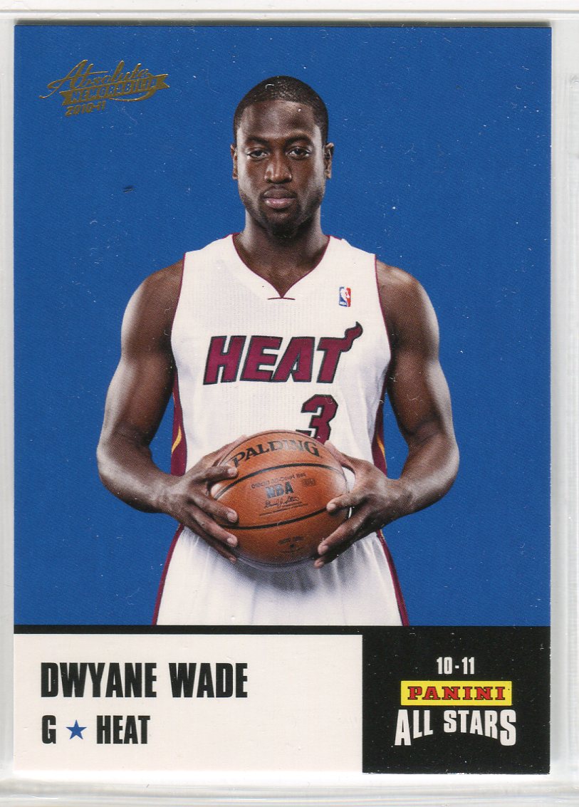 2010-11 Absolute Memorabilia Panini All Stars Rack Pack #2 Dwyane Wade