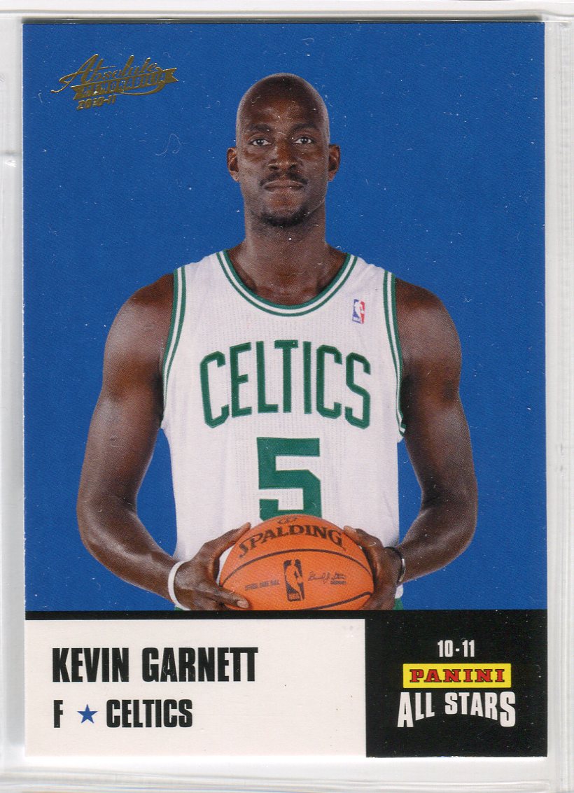 2010-11 Absolute Memorabilia Panini All Stars Rack Pack #3 Kevin Garnett