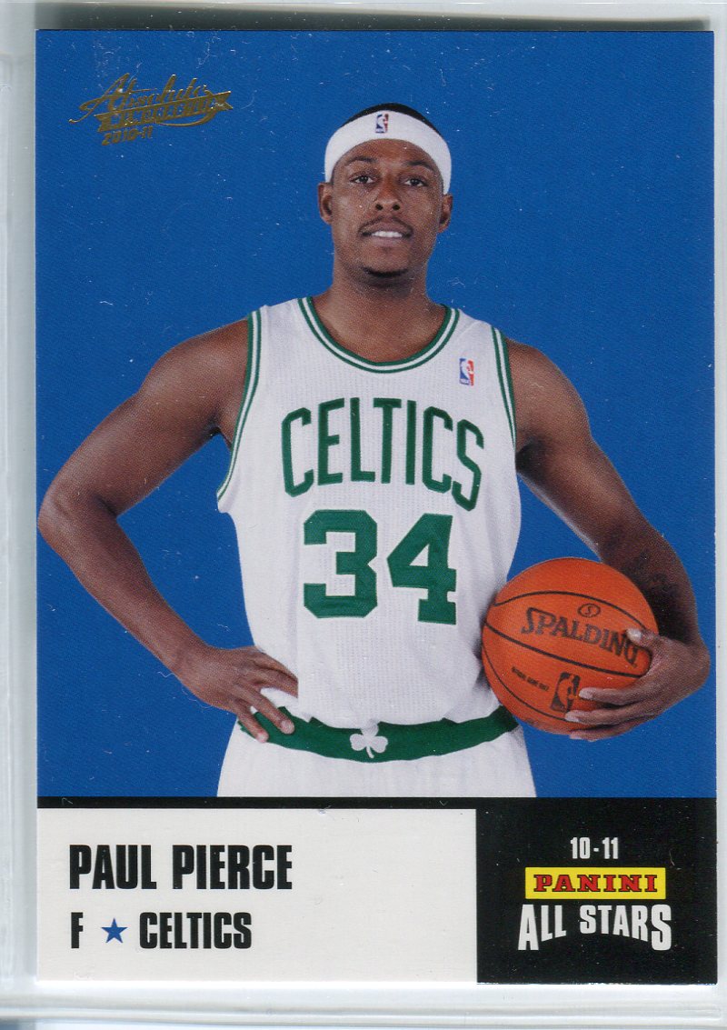 2010-11 Absolute Memorabilia Panini All Stars Rack Pack #11 Paul Pierce
