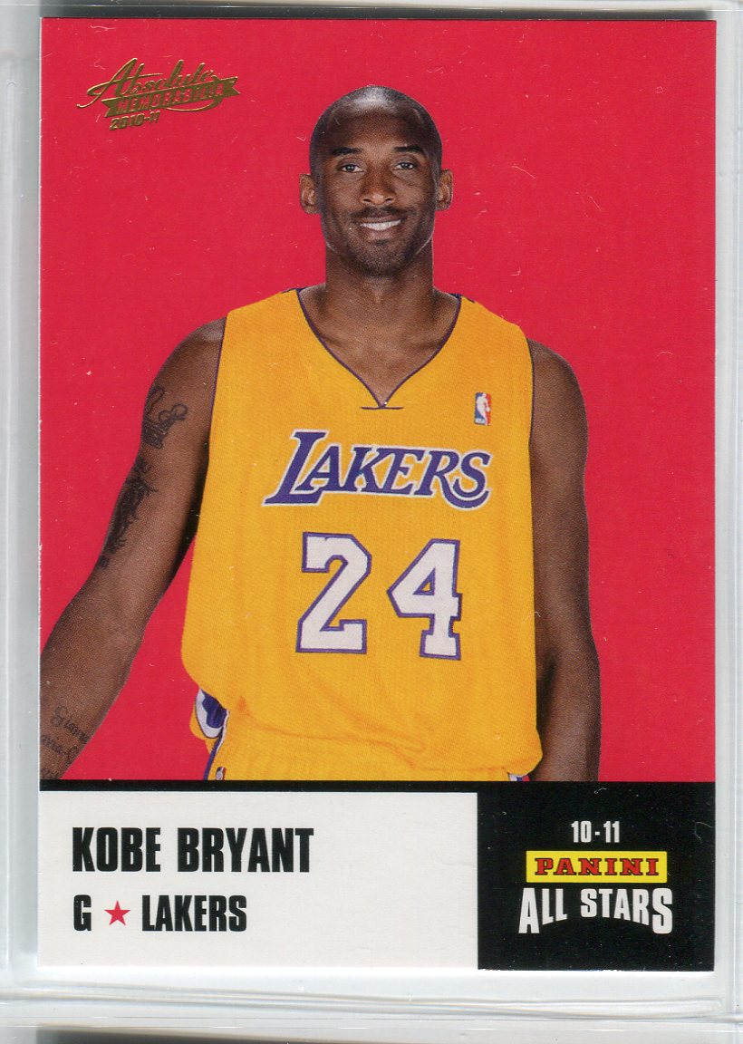 2010-11 Absolute Memorabilia Panini All Stars Rack Pack #17 Kobe Bryant