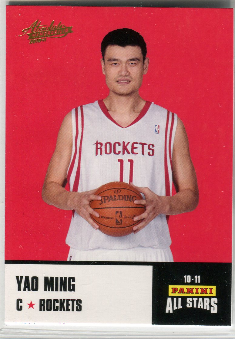 2010-11 Absolute Memorabilia Panini All Stars Rack Pack #18 Yao Ming