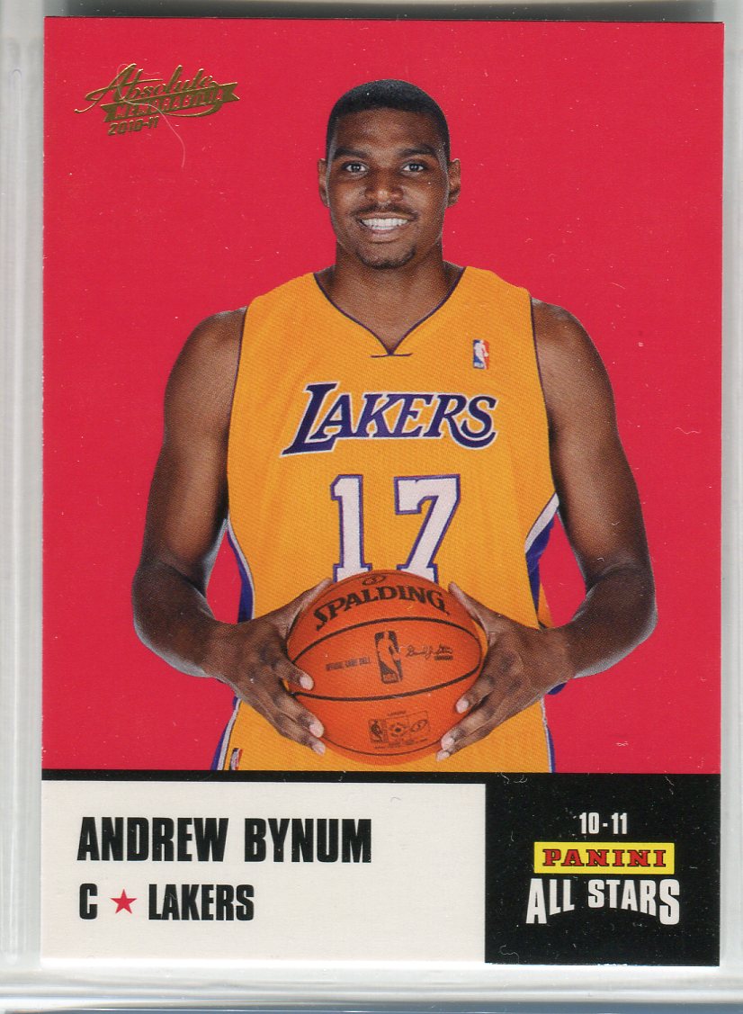2010-11 Absolute Memorabilia Panini All Stars Rack Pack #19 Andrew Bynum
