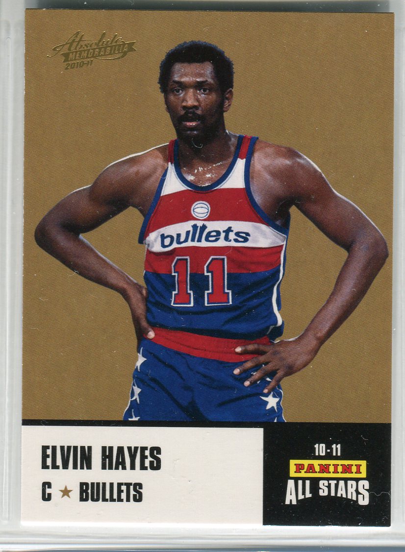 2010-11 Absolute Memorabilia Panini All Stars Rack Pack #28 Elvin Hayes