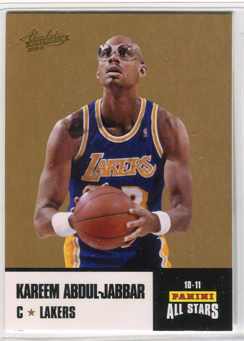 2010-11 Absolute Memorabilia Panini All Stars Rack Pack #31 Kareem Abdul-Jabbar