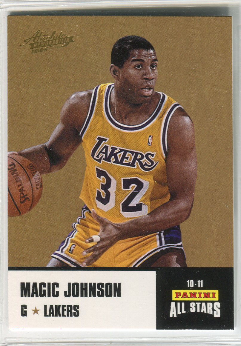 2010-11 Absolute Memorabilia Panini All Stars Rack Pack #34 Magic Johnson