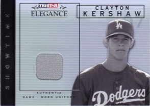 2007 TRISTAR Elegance Showtime Game Used #CK Clayton Kershaw