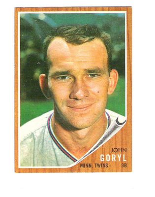 1962 Topps #558 John Goryl