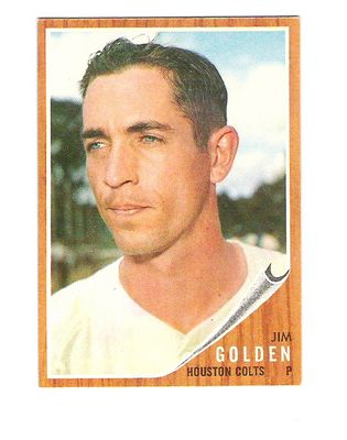 1962 Topps #568 Jim Golden