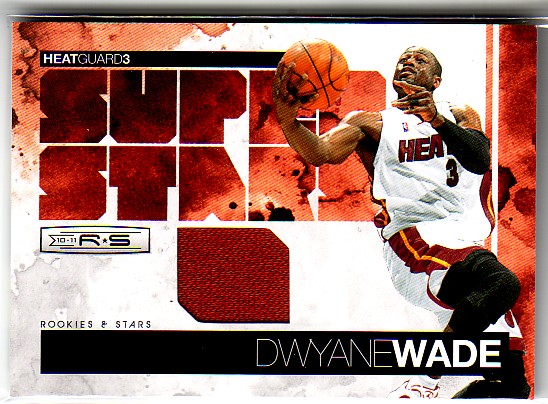2010-11 Rookies and Stars Superstars Materials #4 Dwyane Wade/299