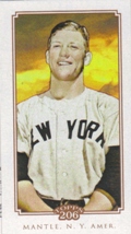 2010 Topps 206 Mini American Caramel #91 Mickey Mantle