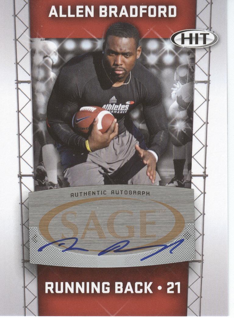 2011 SAGE HIT Autographs #21 Allen Bradford