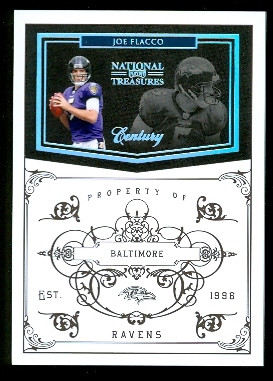 2010 Playoff National Treasures Century Silver #10 Joe Flacco