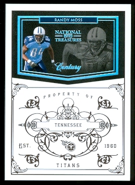 2010 Playoff National Treasures Century Silver #83 Randy Moss