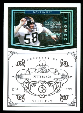 2010 Playoff National Treasures Century Silver #157 Jack Lambert