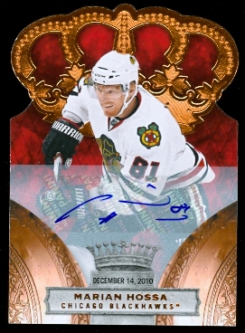 2010-11 Crown Royale Premiere Date Signatures #24 Marian Hossa