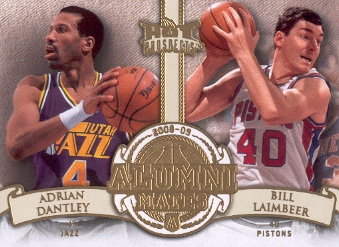 2008-09 Hot Prospects Alumni Mates #AM13 Adrian Dantley/Bill Laimbeer