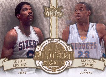2008-09 Hot Prospects Alumni Mates #AM17 Julius Erving/Marcus Camby