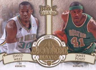 2008-09 Hot Prospects Alumni Mates #AM20 David West/James Posey