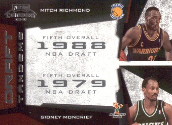 2009-10 Playoff Contenders Draft Tandems #11 Mitch Richmond/Sidney Moncrief
