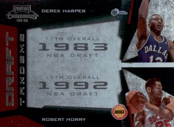 2009-10 Playoff Contenders Draft Tandems #14 Derek Harper/Robert Horry
