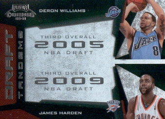 2009-10 Playoff Contenders Draft Tandems #18 Deron Williams/James Harden