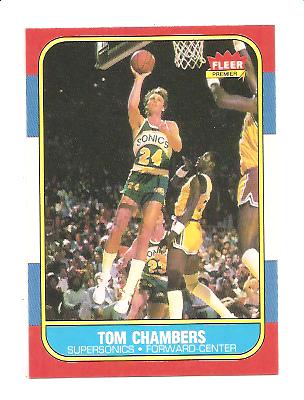 1986-87 Fleer #15 Tom Chambers RC
