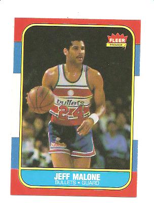 1986-87 Fleer #67 Jeff Malone RC