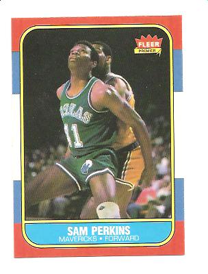 1986-87 Fleer #86 Sam Perkins RC