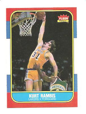 1986-87 Fleer #89 Kurt Rambis RC