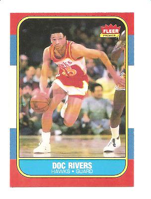 1986-87 Fleer #91 Doc Rivers RC