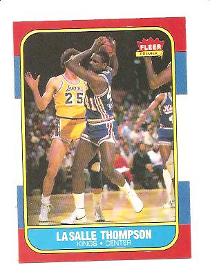 1986-87 Fleer #110 LaSalle Thompson RC
