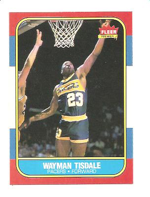 1986-87 Fleer #113 Wayman Tisdale RC